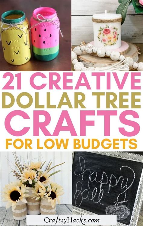 21 Creative Dollar Tree Crafts For Low Budgets Diy Crafts For Adults