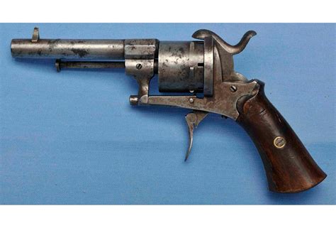 Belgium Folding Trigger Pinfire Revolver