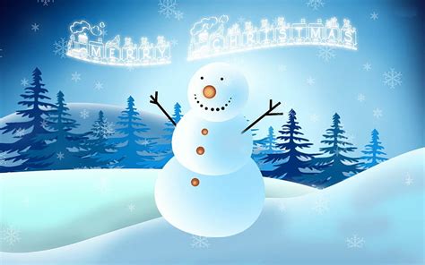 Snowman 2013 Happy Christmas Hd Wallpaper Peakpx