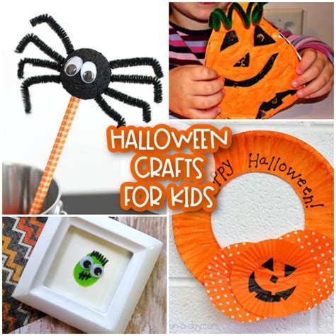 25 Spooky Halloween Crafts For Kids But Not Too Spooky Messy