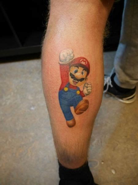 18 Animated Super Mario Tattoos Super Mario Tattoo Mario Tattoo Tattoos