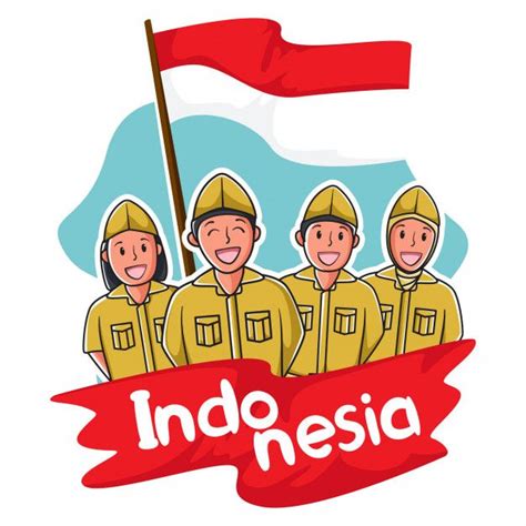 Premium Vector People Of Indonesia Free Characters Indonesia