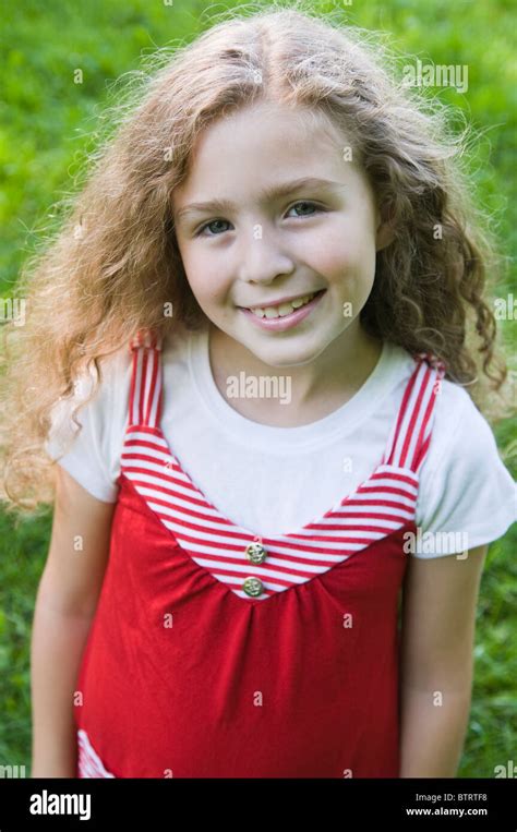 Portrait Of Young Girl Stock Photo Alamy