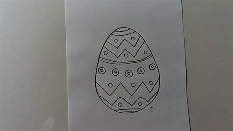 Como Desenhar Um Ovo De PÁscoa Youtube