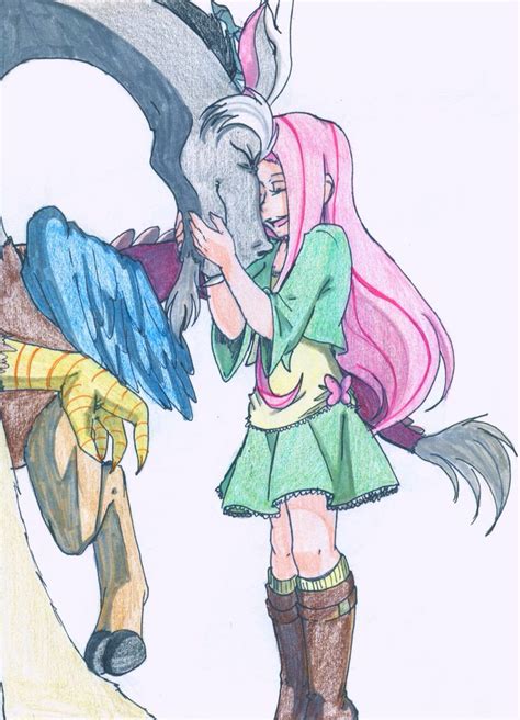 Discord X Fluttershy My Little Pony Drawing My Little Pony Ships