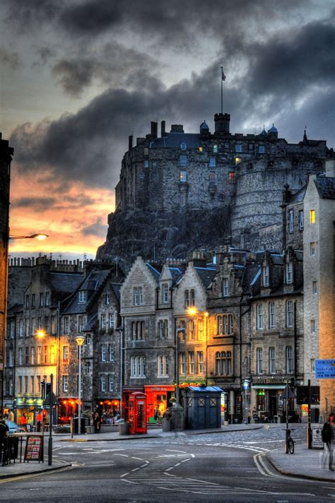 Edinburgh Castle from Grassmarket | Travel | Pinterest | Edinburgh ...
