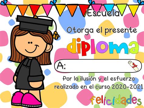 Diplomas Fin De Curso 2020 2021 25 Imagenes Educativas