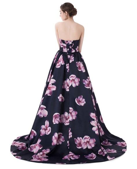 Floral Sweetheart Sexy Long Prom Dress With Flowers Id0090 Free