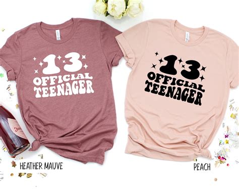 Official Teenager T Shirt 13th Birthday Tshirt13th Birthday13th