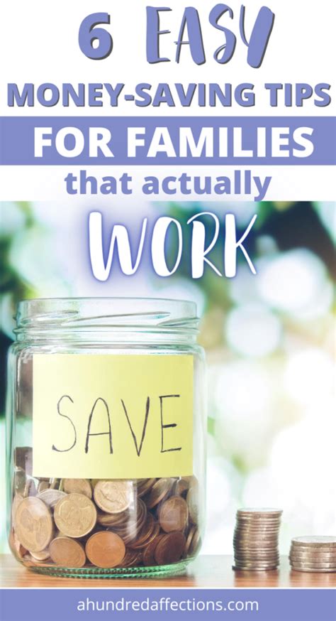 6 Easy Money Saving Tips For Families That Actually Work
