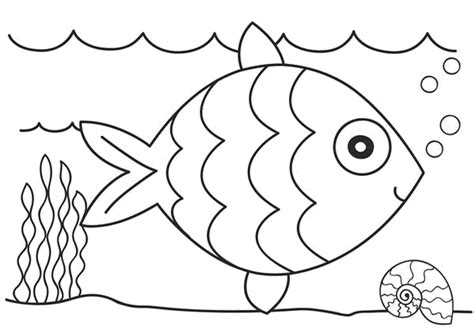 Print And Download Cute And Educative Fish Coloring Pages