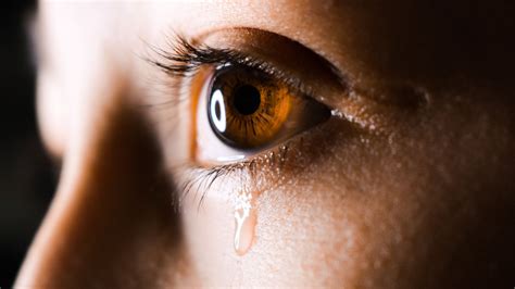 Closeup View Of Girl Eye Tear 4k Hd Sad Wallpapers Hd Wallpapers Id 68228