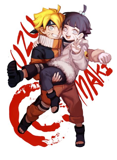 Uzumaki Naruto Hyuuga Hinata Uzumaki Boruto And Uzumaki Himawari