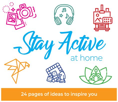 Still Staying Active At Home Double Click Design And Print
