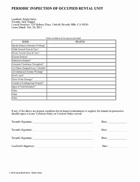 30 Property Management Forms Templates Example Document Template