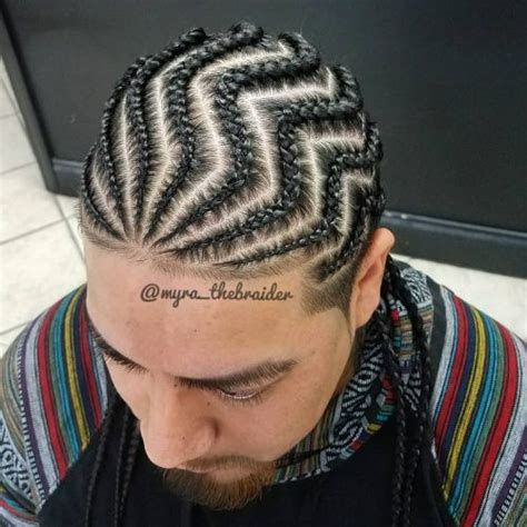 This hairdo requires medium or long hair and would work best with very thick hair for a full bun. 28 Braids for Men - + Cool Man Braid Hairstyles for Guys