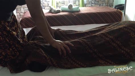 Balinese Massage Technique Traditional Balinese Massage Youtube