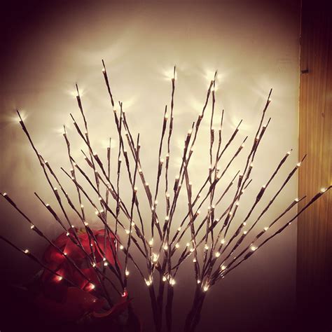 Home Decorative Twig Branch Decoration With Led Fairy Lights With