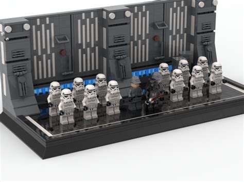 Small Imperial Display Stand Can Hold 15 Minifigures Lego Star