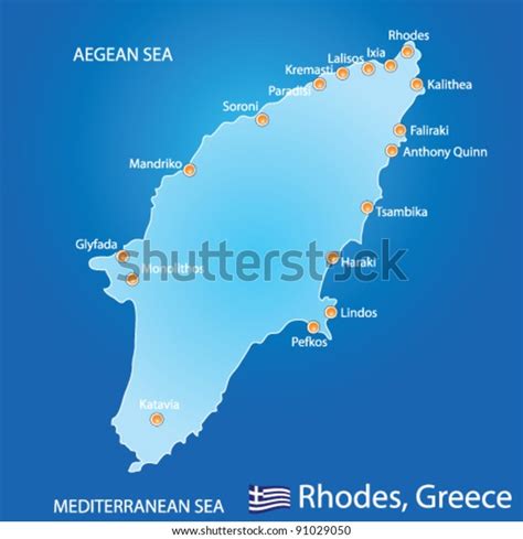 5 518 Rhodes Map Images Stock Photos Vectors Shutterstock