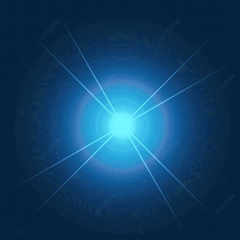 Halo Effect Hd Transparent Cross Radiation Deep Sky Blue Halo Effect