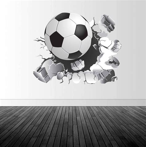Soccer Wall Decal Soccer Ball Decal Wall Sticker Soccer Etsy