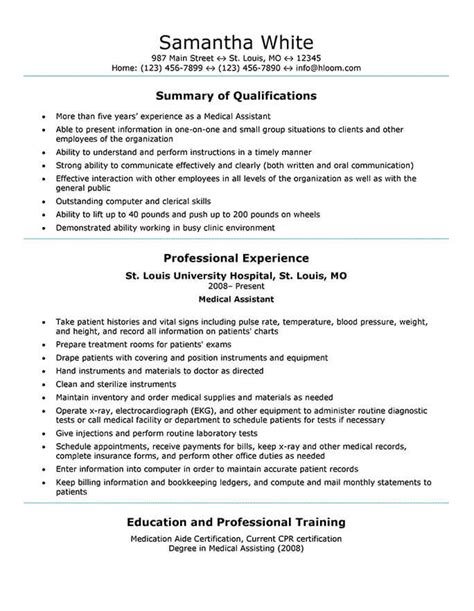 Highlight your physician assistant resume skills. 16 Free Medical Assistant Resume Templates Hloom in 2020 | Medical assistant resume, Medical ...