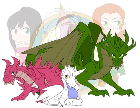Chibiconditioned Dragons By Dragon Fangx On Deviantart