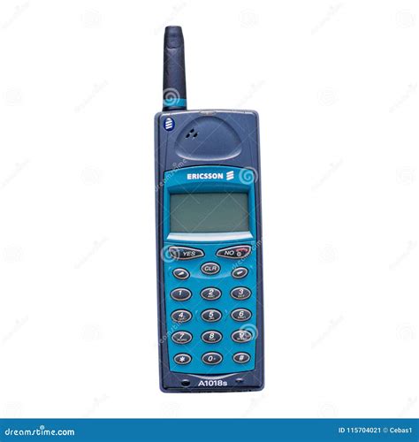 Old Vintage Ericsson A1018s Mobile Phone Editorial Photo Image Of