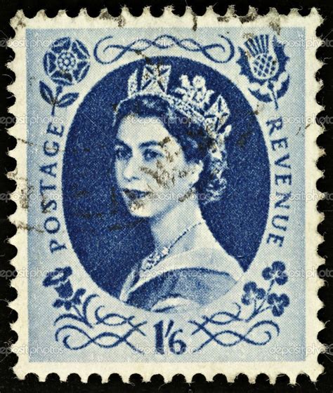 Blue Postage Stamp Bleu