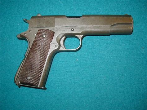 Colt 1911 A1 Ww2 Issue Early 1941 Rs Inspected Colt 45 Auto For Sale
