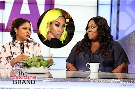 Kmichelle Trashes Loni Love And Angela Yee Keep My Name Out Of Your