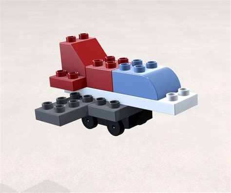 Lego Duplo Jet Airplane 9 Steps Instructables
