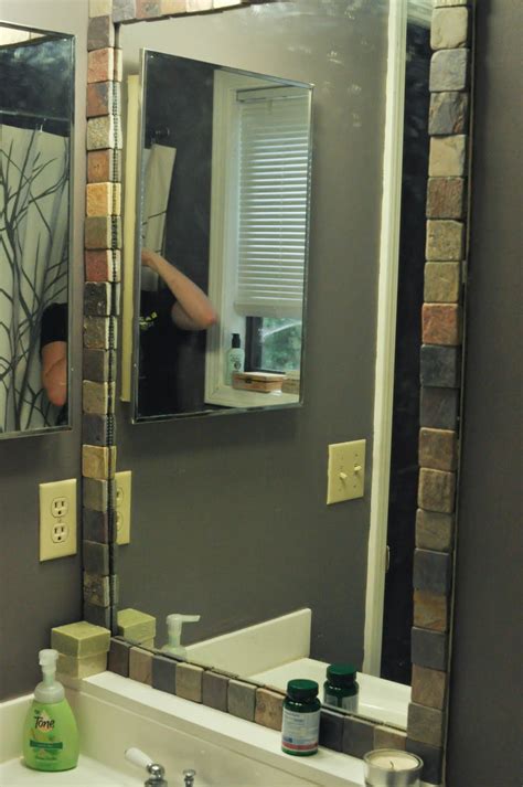Rustic Modern Bathroom Mirror Redo
