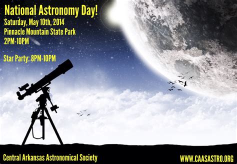 National Astronomy Day May Central Arkansas Astronomical Society