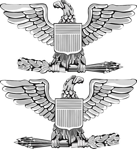 Air Force Colonel Rank Insignia Clip Art Library