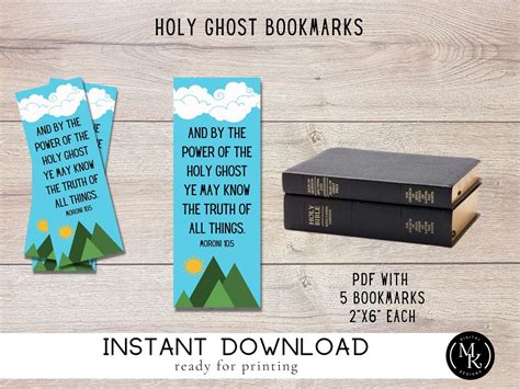 Holy Ghost Talk Baptism Talk On The Holy Ghost Lds Baptism Etsy