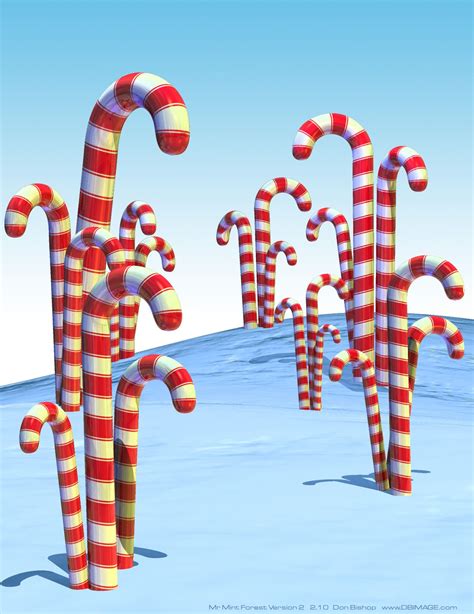 Candyland Candy Cane Forest