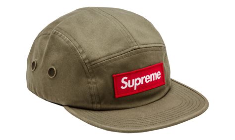 Supreme 5 Panel Olive Camper Hat Fw 16 Streetwear Official