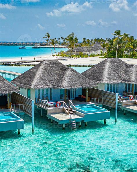 Paysages Paradisiaques Des Maldives Paysage Aérien Tropical Paysage