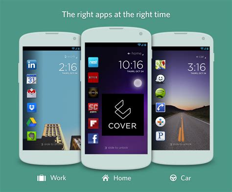Cover Is An Android Only Lockscreen That Shows Apps When You Need Them