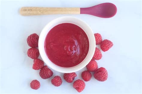 Fresh Raspberry Puree 5 Minutes To Make And Easy To Freeze