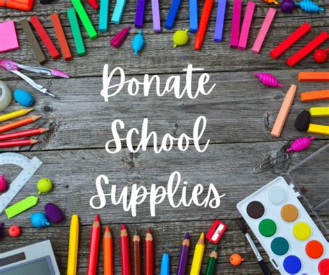 Donate School Supplies Cpsef