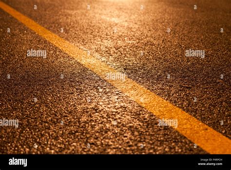 Road Marking On Asphalt Stock Photo Alamy