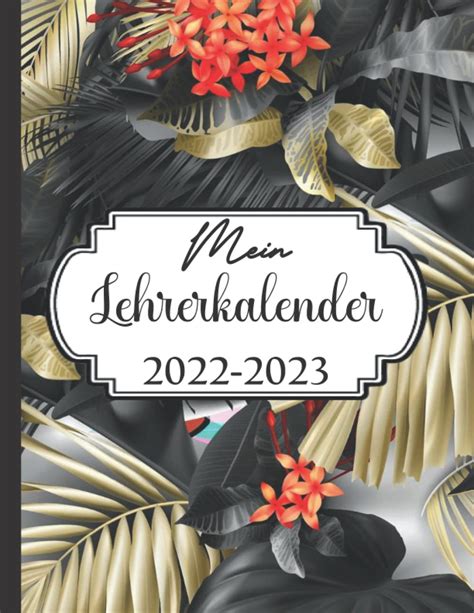 Buy Lehrerkalender 20222023 A4 Akademischer Kalender Für Lehrer Und