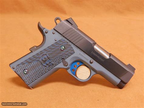 Colt Defender Lightweight Titanium Blue Talo 45