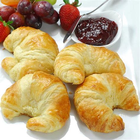 100 Butter French Croissants 35 Oz Unbaked