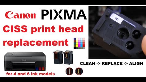 Canon Print Head Replacement For Pixma Ciss G Series Model G1020