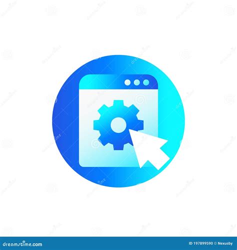 Admin Panel, Website Icon, Vector Stock Photo | CartoonDealer.com