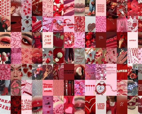 aesthetic valentines day collage desktop wallpapers wallpaper cave